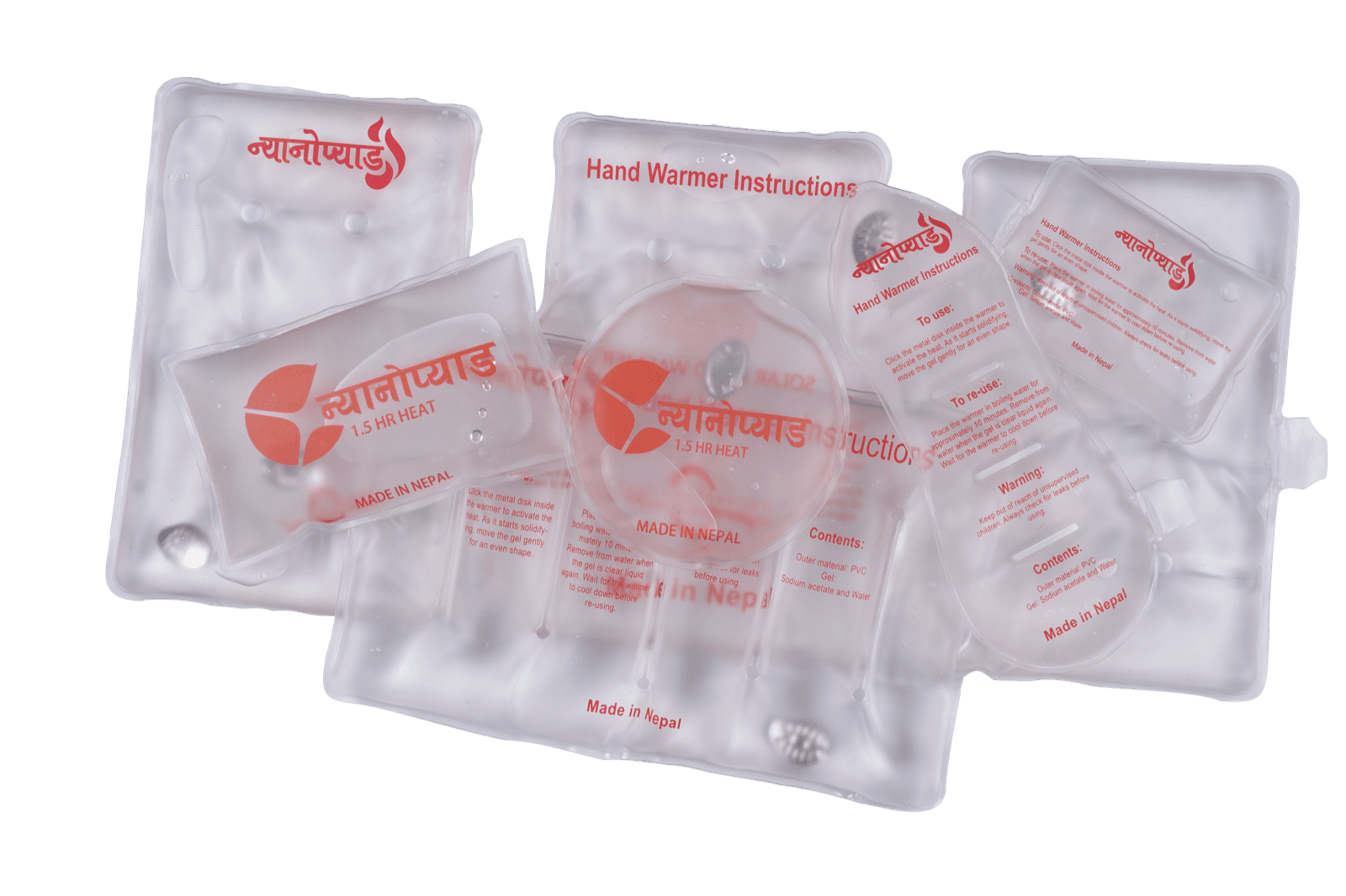 Range of Nyanopad products
